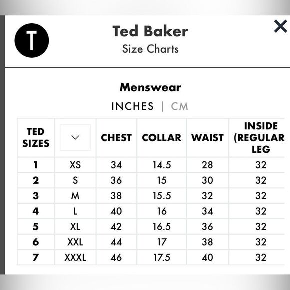 Ted Baker Men’s Grey polo with plaid Collar detail Size 4 or Large - Picture 13 of 13